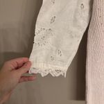 Rebecca Taylor Eyelet Sleeve Sweayer Photo 6