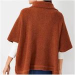 Ann Taylor  Ribbed Zip Poncho Sweater Size XS/S
Wool Blend Photo 3