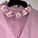 Alex Marie  Sheath Dress Lilac Size 10 with Sequin Flower Collar‎ Photo 2