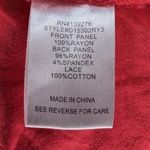 Daniel Rainn  Keyhole Tank Top Womens Size L Embroidered Split Back Mixed Coral Photo 3