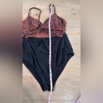 Kona Sol  Swim Women's Wrap Front Med Coverage One Piece Swimsuit large Photo 9