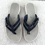 Clarks Blue Brinkley Jazz Flip Flop Sandals Photo 1