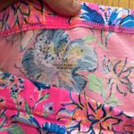 Lilly Pulitzer Lessa Off The Shoulder Top Pink Isle Bud Medium Resort Shirt Photo 3