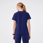 FIGS NWT Women’s Catarina One-Pocket Scrub Top Sapphire Photo 3