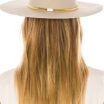 Hat Attack Glam Hat Beige & Chain Womens Size OS Photo 1