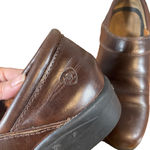 Ariat  Brown Leather Slip On Loafers Women Sz 6.5 Photo 7