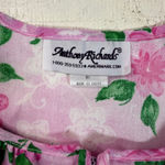 Anthony‎ Richards Pink Floral Dress Women's Sleeveless Casual Sun Dress MD Size M Photo 2