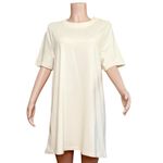 Sézane  Selena Mini Shirt Dress, Cream, Medium Photo 10