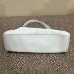 Reaction Kenneth Cole Vtg Kenneth Cole Reaction White Leather Rectangular Y2K Handbag Grunge Preppy Photo 4