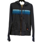 Aviator Nation  5 Stripe Hoodie in Navy / Blue UNISEX Photo 3