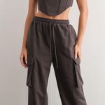 Isabelle's Cabinet Isabelle’s Cabinet Pretty Garbage Cropped Corset & Jogger Set Photo 0