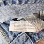 ZARA #36 Distressed Animal Side Stripe Shorts Photo 3