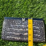 Patricia Nash  Cauchy Metallic Silver Croc Embossed Wallet RFID Photo 6