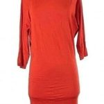 Trina Turk  | Red Bodycon Fitted Long Sleeve Sheath Dress Size S Small Photo 0