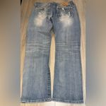 Miss Me signature crop capri cropped denim Women's Blue Jeans Photo 1