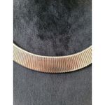 Women's Silver Flat Snake Chain Necklace With Lobster Clasp Elegant Jewelry Gold Photo 2