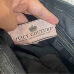 Juicy Couture Vintage  Black Leather Shoulder Bag Gold Twist Lock Detail | Y2k Photo 7