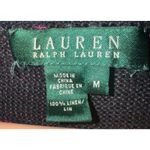 Ralph Lauren Lauren Southwestern Linen Sweater Sz Med Dolman Sleeves Geometric Photo 6