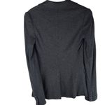 Talula Aritzia Womens Grey Pima Cotton Blazer Jacket Sz 00 Photo 4