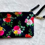 Betsey Johnson Floral Wristlet Cosmetic Bag Clutch Photo 3