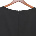 Eliza J  Balloon Sleeve Shift Dress Boatneck Black Business Casual Preppy Size 0 Photo 5