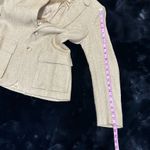 Ralph Lauren POLO Linen Blend Long Sleeve Fitted Distressed Blazer Photo 5