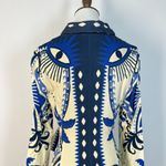 Farm Rio NWT  Anthropologie Long-Sleeve Blazer Dress Blue Size XS Photo 11