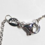 1 Carat Round Bezel Moissanite 925 Sterling Silver Necklace Photo 5