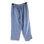 J Crew Womens Petite Soleil Pant In Linen Pull On French Blue MP Size undefined Photo 3