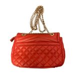 Mario Valentino  red quilted vegan leather mini handbag Photo 5
