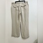 MYS collection 100% line Tan Straight Leg Pants with Lightweight Fabric Size 18 Photo 5