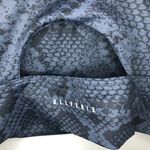 Anthropologie All Fenix Sports Bra Snakeskin Long Sports Bra in Navy Sz M BNWT Photo 10