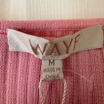 WAYF Barbie pink off the shoulder crop top, size medium Photo 3