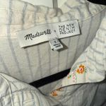 Madewell X the denim project stripe-mix seam button down Photo 4