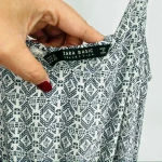 ZARA  Spaghetti Strap Boho Printed Jumpsuit with Pockets Size‎ Medium Photo 8