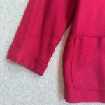Nordstrom Vintage 90s Red Rayon Blazer Women Size Medium Photo 5