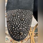 Stuart Weitzman Suede Crystal Studded Bootie Boots Size 6 Photo 4