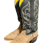 VINTAGE NOCONA BROWN WESTERN COWBOY EMBROIDERED‎ LEATHER BOOTS SIZE 6 C Womens Photo 0