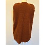 Liz Claiborne  Rust Colored Faux Fur Knit Vest Size Small Photo 2