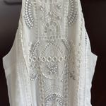 Lovers + Friends EUC Your Girl Ivory Beaded Romper Size Medium Photo 6