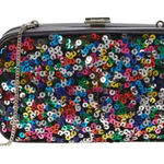 Kate Spade  TONIGHT SEQUINS EMBELLISHED FLUTCH CROSSBODY Photo 0