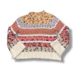 Anthropologie  Speckled Stripe Knit Sweater Pink Purple Wool Alpaca Blend XS Photo 3