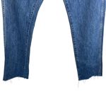 SLVRLAKE London Jeans Size 27 Blue Raw Hem High Rise Straight Leg Denim Photo 4
