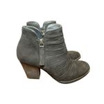 Paul Green NWT‎  Women 6 Malibu Sliced Zip Bootie Black Leather Suede Heels Photo 3