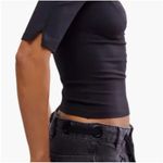 Free People NWT  ‘Just Looking‎ Bustier’ Crop Top in Black Size Small Photo 2