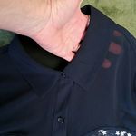 Patriotic Dress Stars Navy Sz 9 Pinup Vera Wang Blue Photo 2