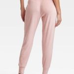 Splendid Women's Pink Velvet Trim Jogger Size L Drawstring $120 Photo 1