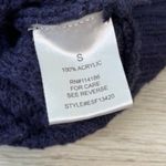 Lee  Dark Purple Scoop Neck Knit Sweater Size S Photo 5