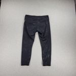 Fabletics Womens Define PowerHold Leggings Small Black Matte Floral Mid-Rise Photo 7