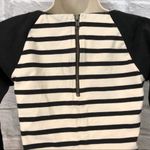 J.Crew  XXS Black & White Raglan Sailor Stripe Top Photo 5